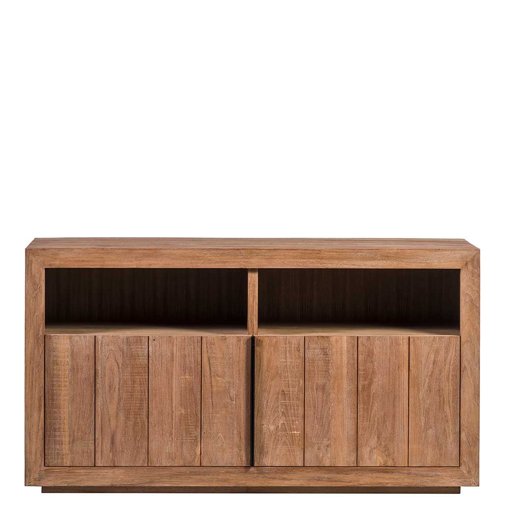 138x75x50 TV Kommode aus Teak Massivholz - Myons