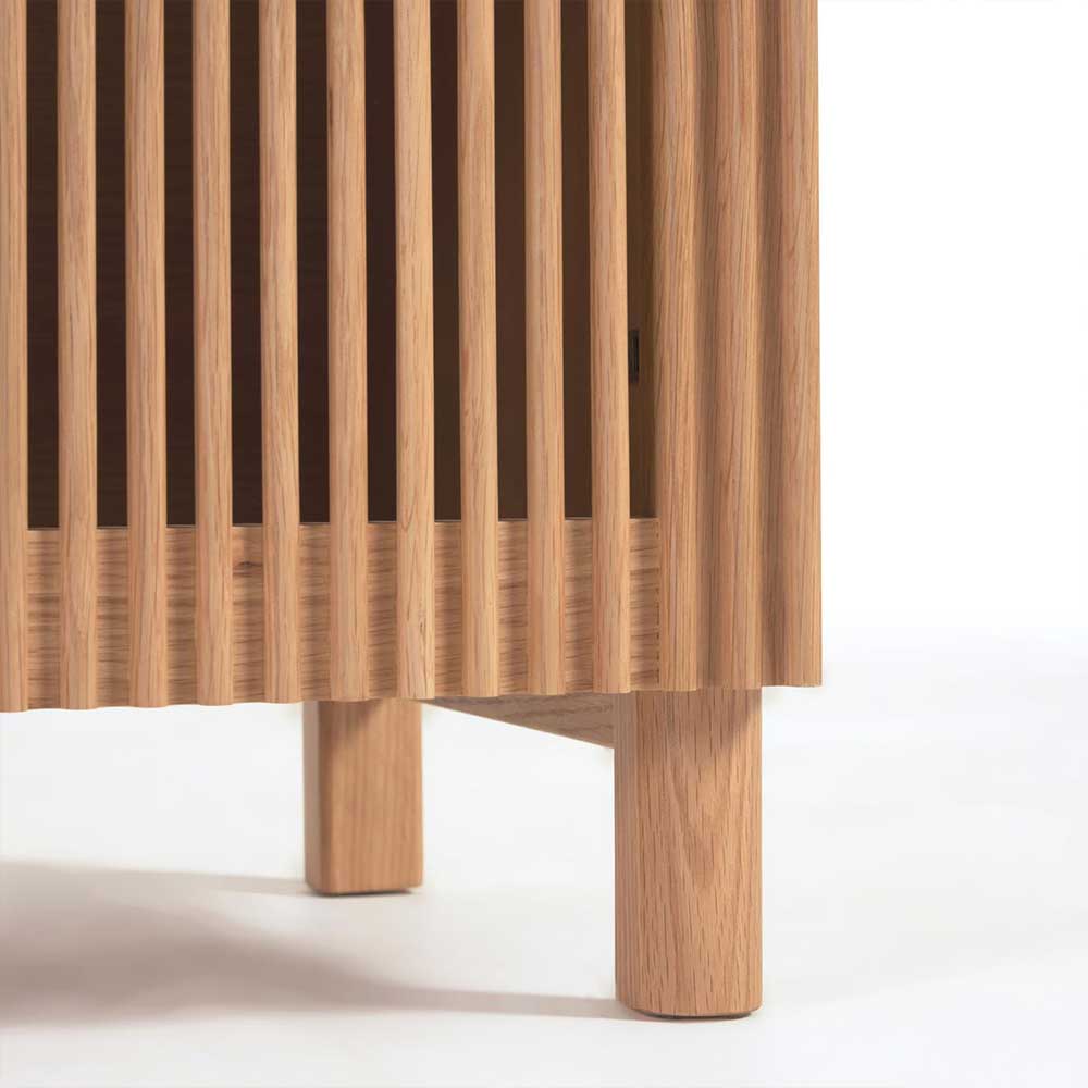 180x72x43 Sideboard mit vier Lamellen Türen - Azuro