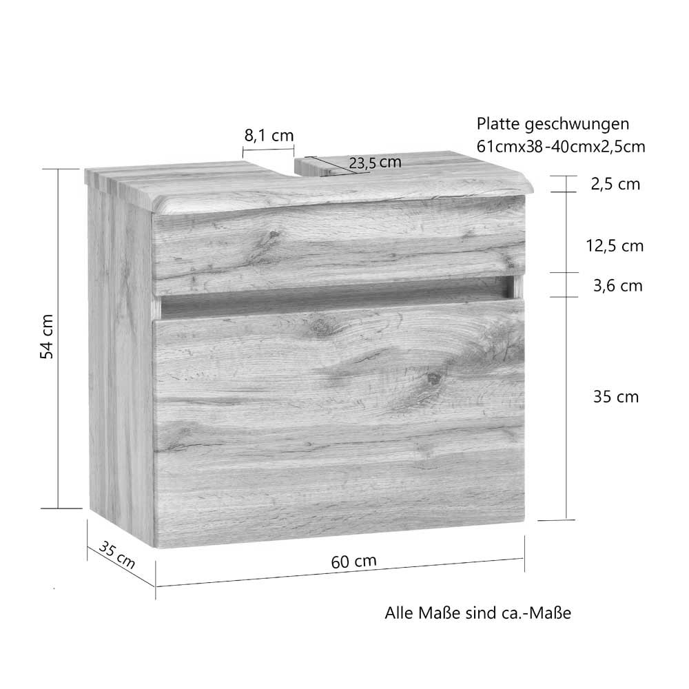 Badezimmermöbel Angebot Set - Agiruan (dreiteilig)