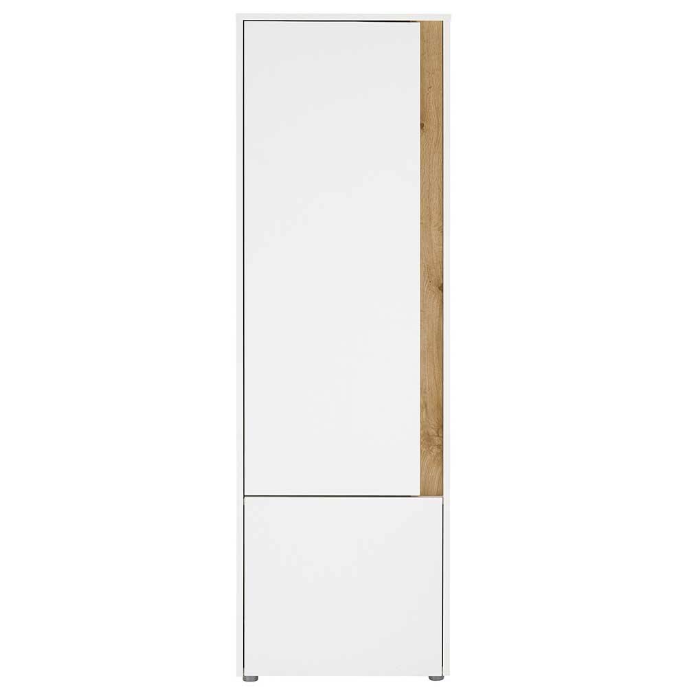 50x158x40 2-türiger Schrank in Weiß - Nonessia