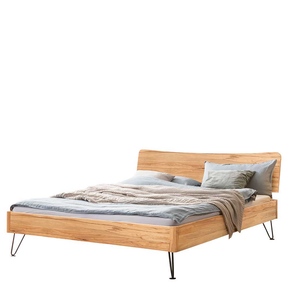 Doppelbett Gestell aus Wildbuche massiv - Hulius