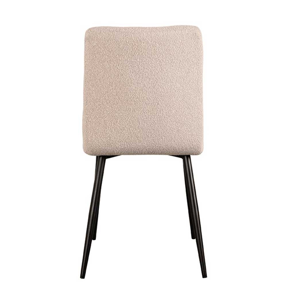 Boucle Stuhl in Beigegrau - Quinn