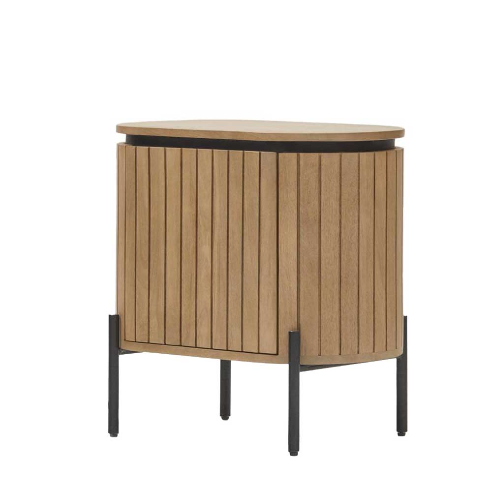 Design Nachtschrank in ovaler Form - Ilvenda