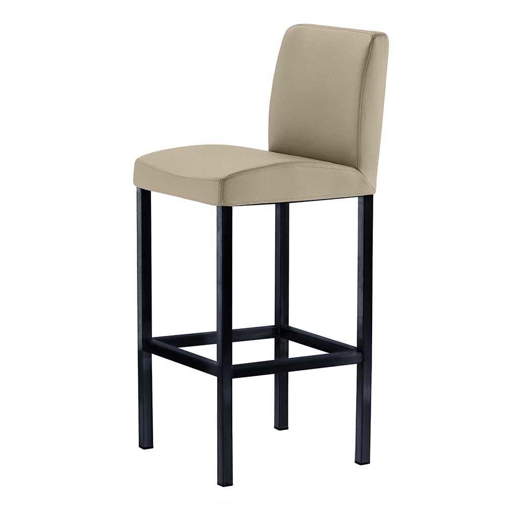 Küchenhocker mit Rückenlehne - 65 cm Sitzhöhe - Vrona