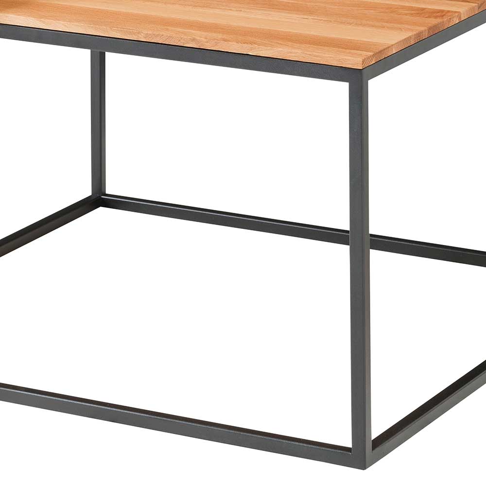 Quadrat Sofatisch & Beistelltisch Rund - Cainano (zweiteilig)