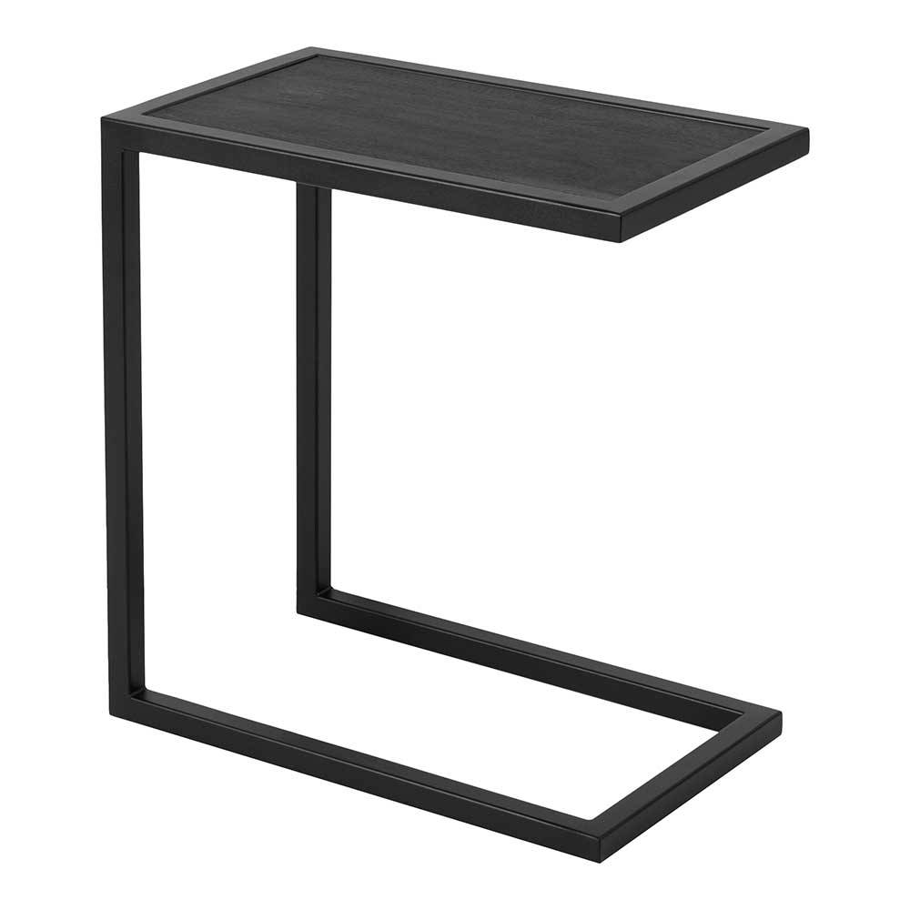 Moderner Anstelltisch in Schwarz - Lakohoma