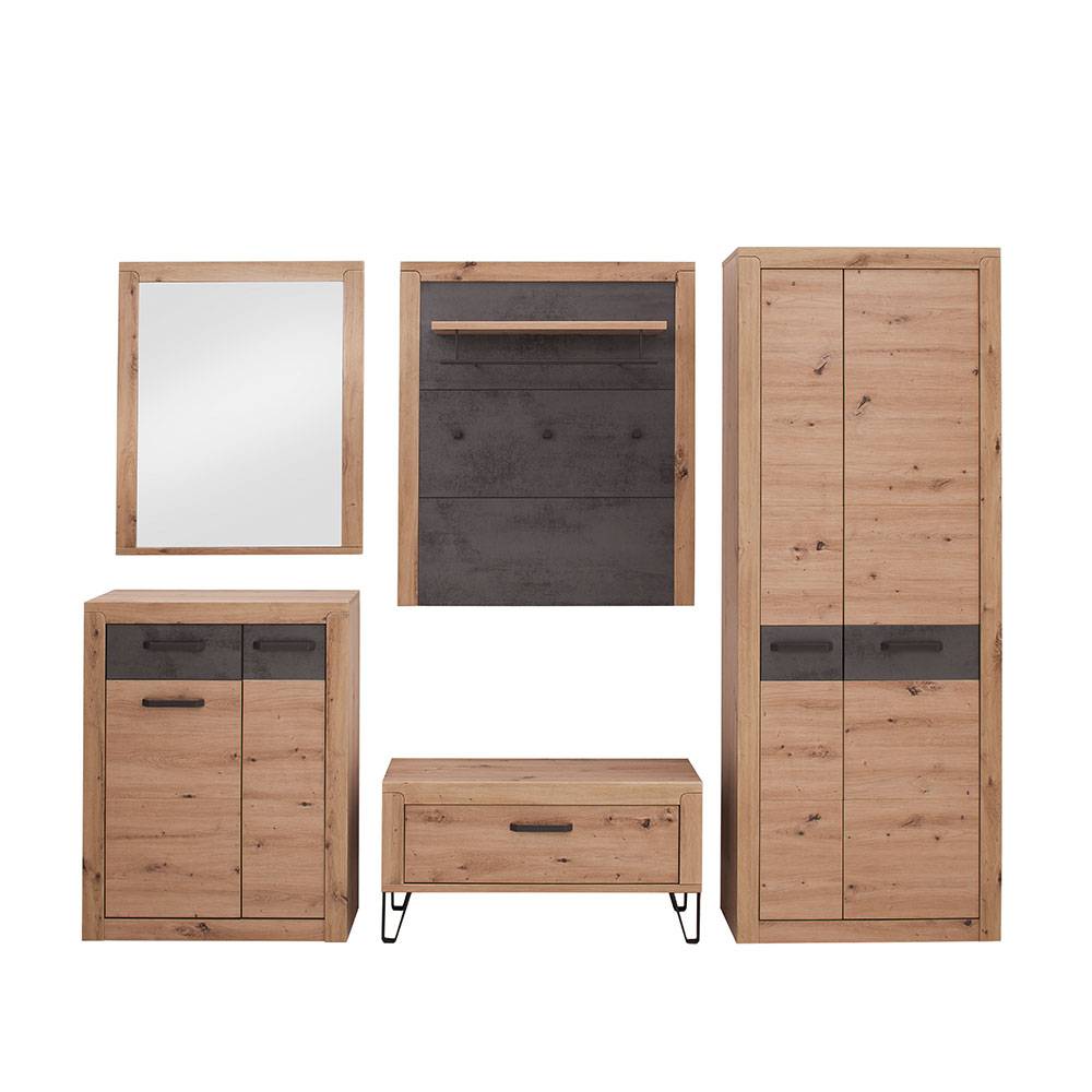 Flureinrichtung Komplettset modern - Carry (fünfteilig)