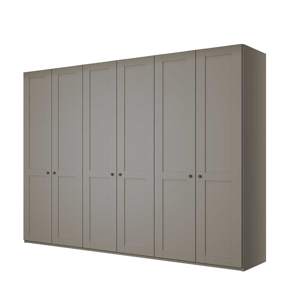 6-türiger Kleiderschrank in Hellgrau - Ridonna