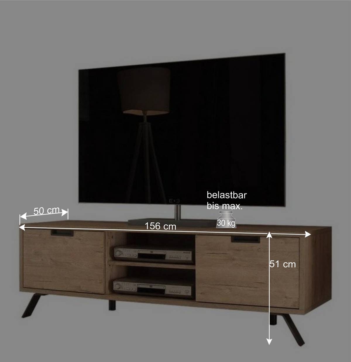 TV Board im Retro Look - Rodonda