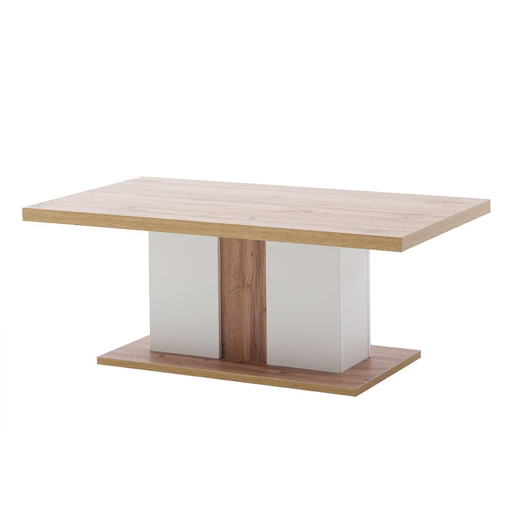 115x45x65 Wohnzimmertisch mit Säulengestell - Caldri
