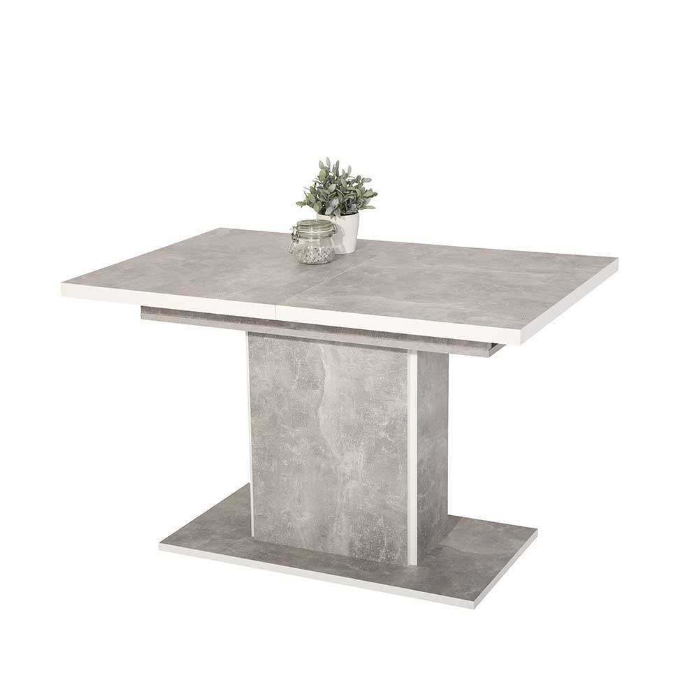 Dekor Esszimmer Tisch in Beton Grau - Excellent