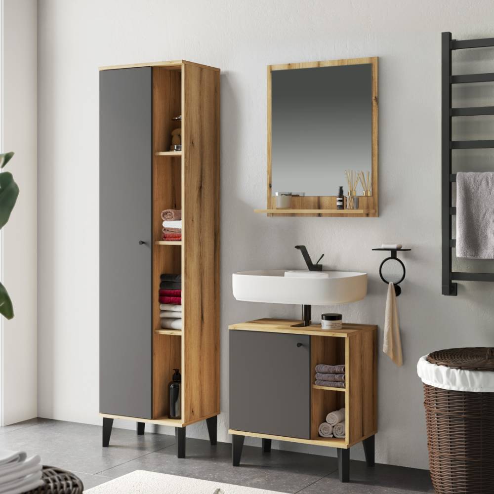 Badmöbel-Kombi in modernem Design - Niniana (dreiteilig)