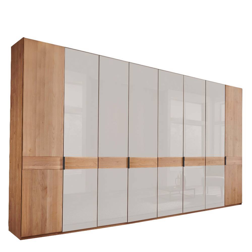 236 cm hoher Schlafzimmerschrank teilmassiv - Dilacco