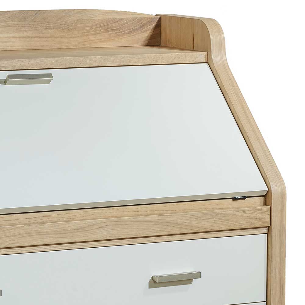 Moderner Sekretär in Creme & Eiche Bianco - Jamaica