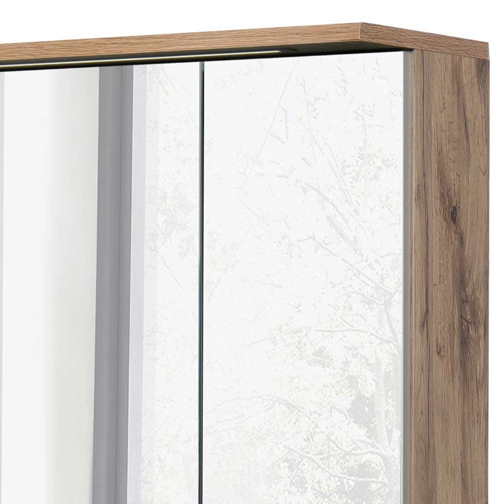 60x72 Badezimmer Spiegelschrank mit LED - Iskro