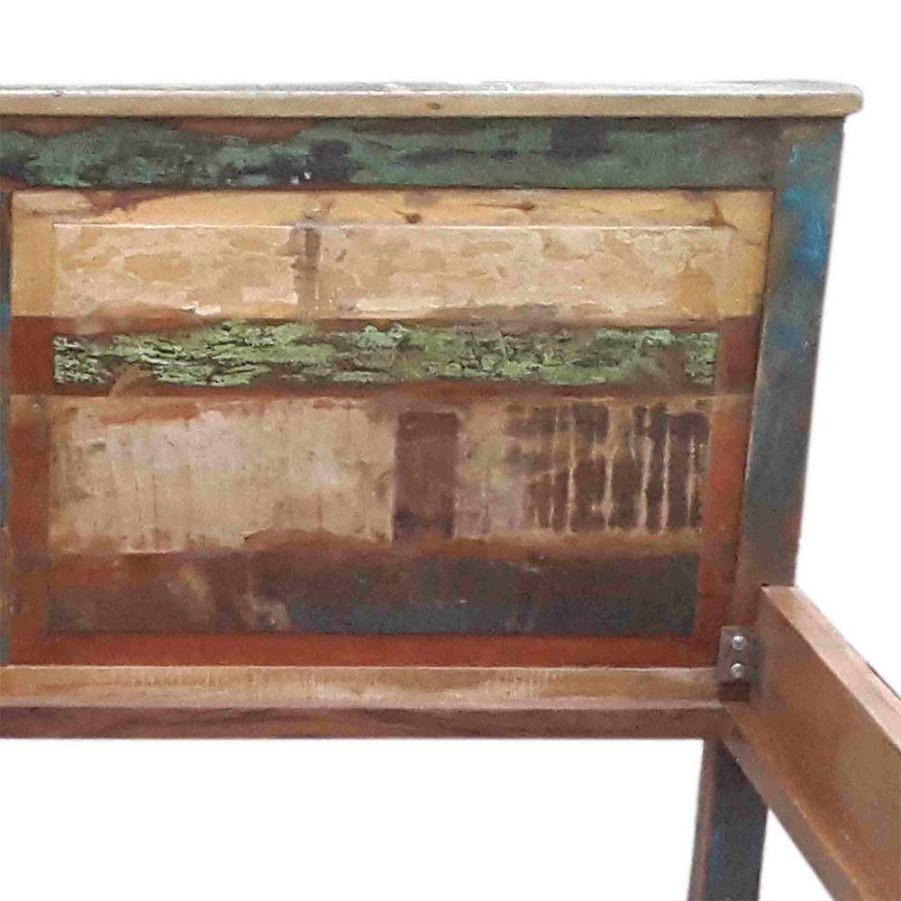 Holzbett Jamaica in Braun Bunt