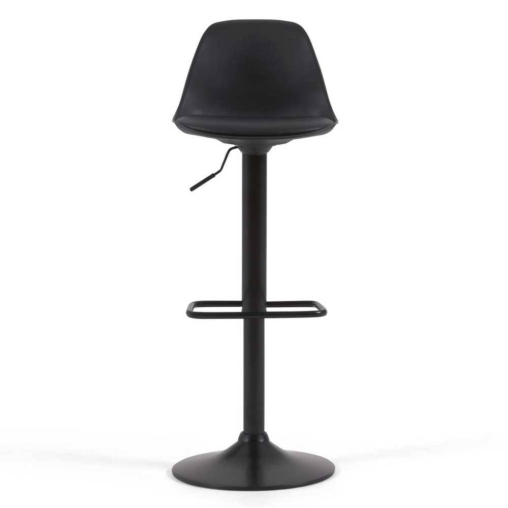 Tresenstuhl mit Schalensitz & Tellerfuß - Durencas (2er Set)