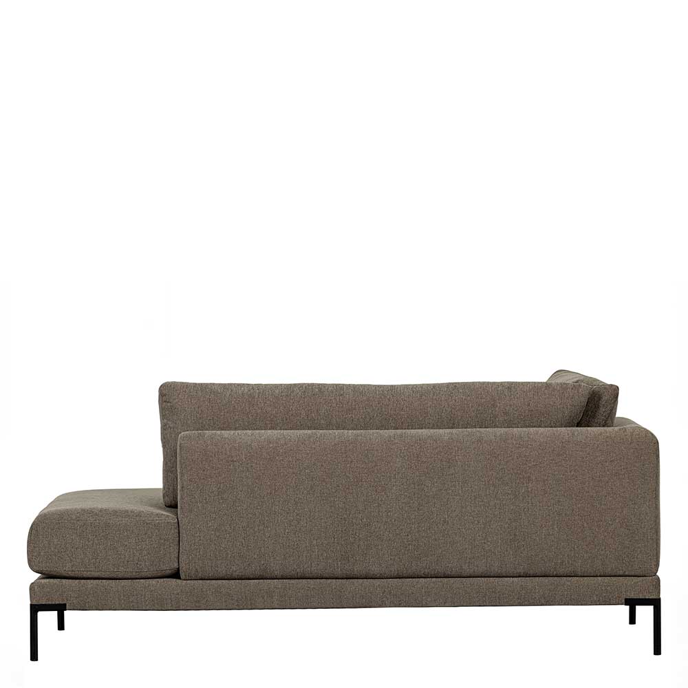 Modulsofa Lounge links in Taupe - Birte