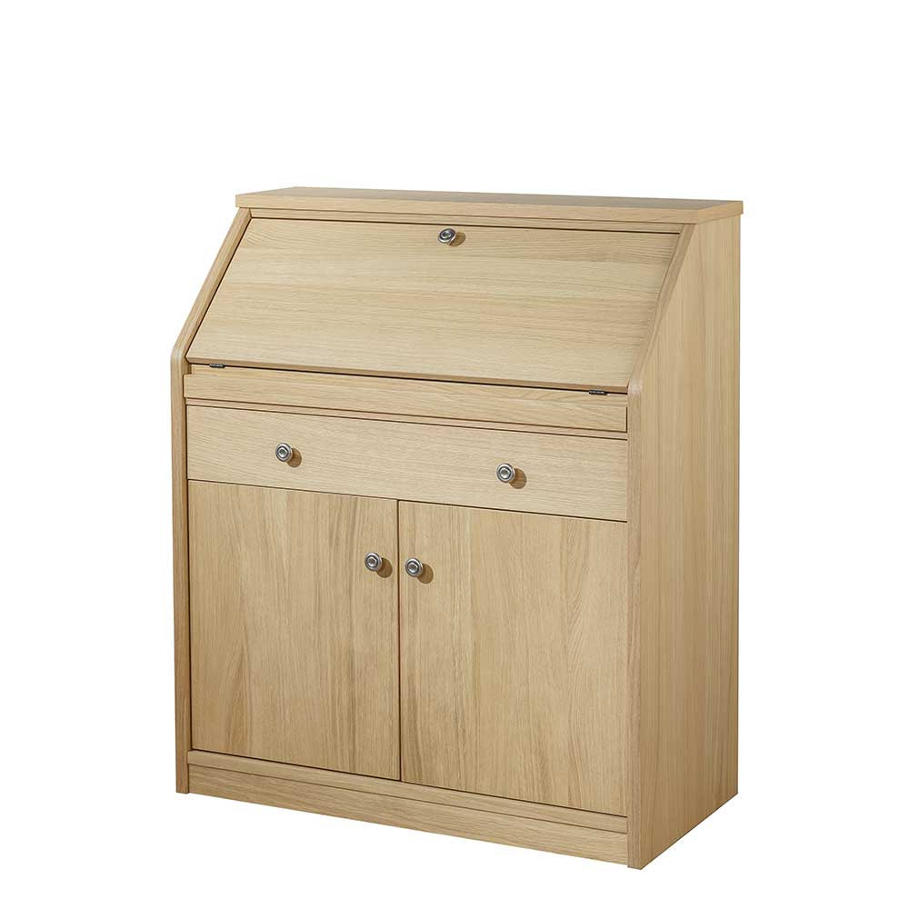 88x101x44 Sekretär mit Eiche Furnier - Bruce