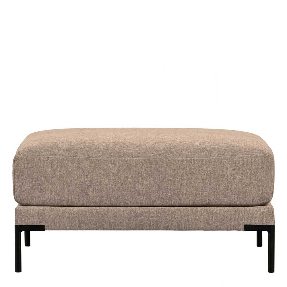Chenille Hocker in Schlammfarben - Alamo
