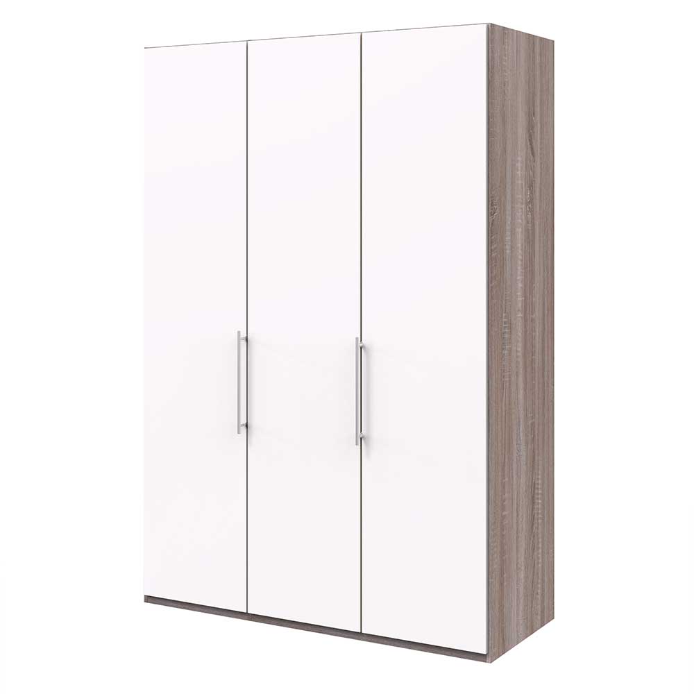 Schlafzimmer Kleiderschrank modern in Weiß - Tivierto