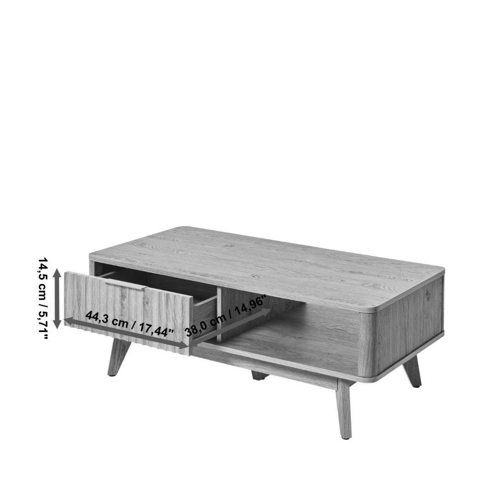 Wohnzimmertisch mit einer Schublade und Fach - Standing
