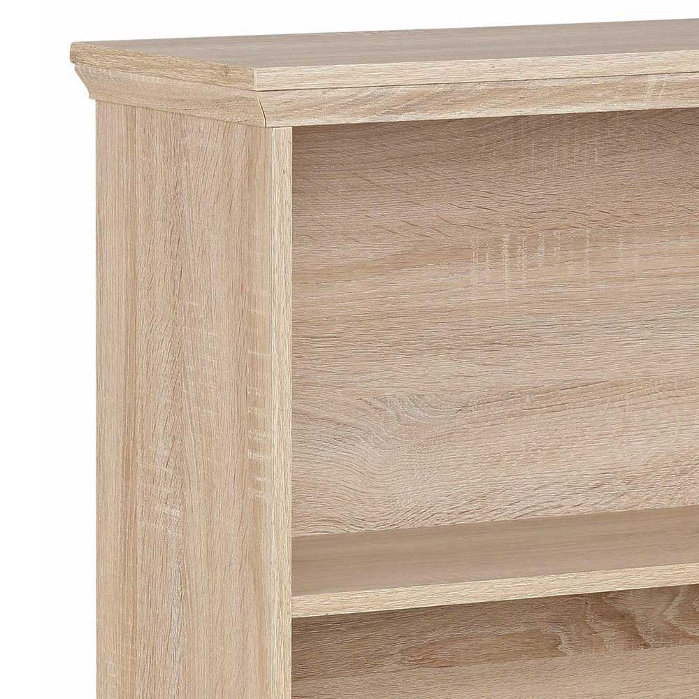 75x115x30 Bücherregal in Eichefarben Dekor - Rienva