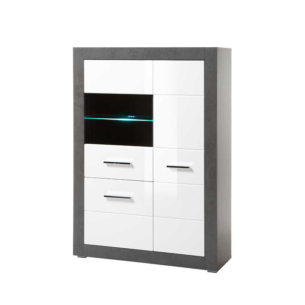 Wohnzimmer Schrank Set & Wandboard - Istensa (vierteilig)