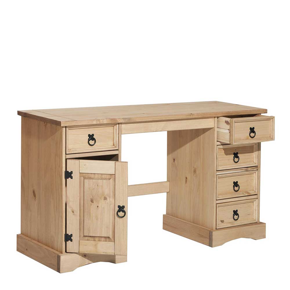 Massivholz Schreibtisch Landhaus Mexiko - Jardino