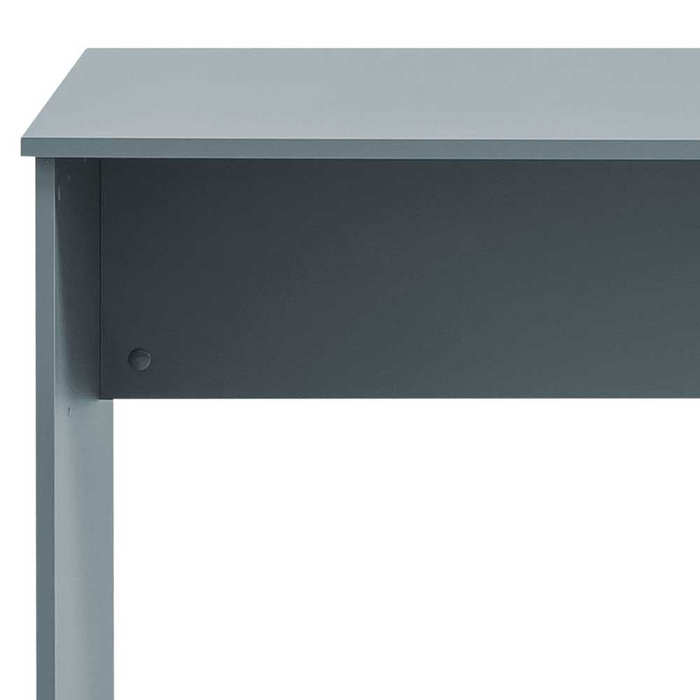 Minimalistischer Schreibtisch in Petrol Blau - Baiamare