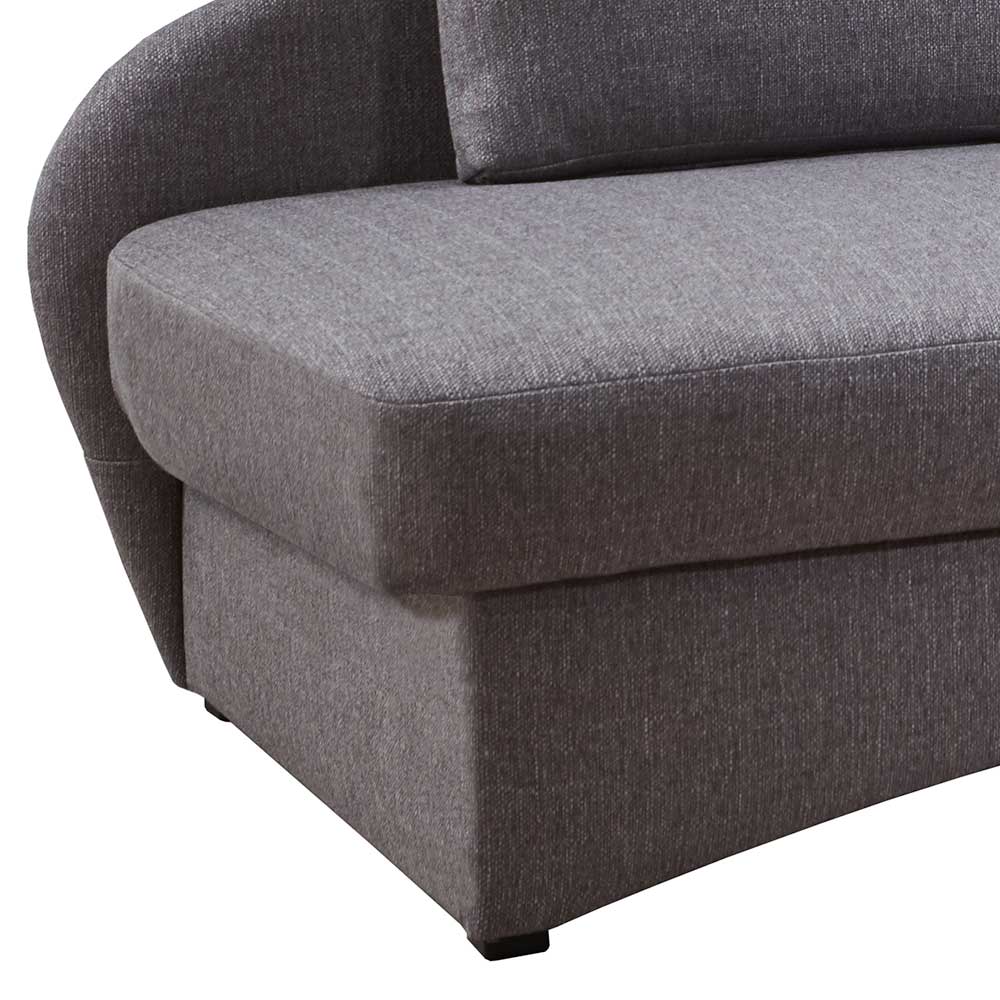Design Bettcouch in Grau - Maelas