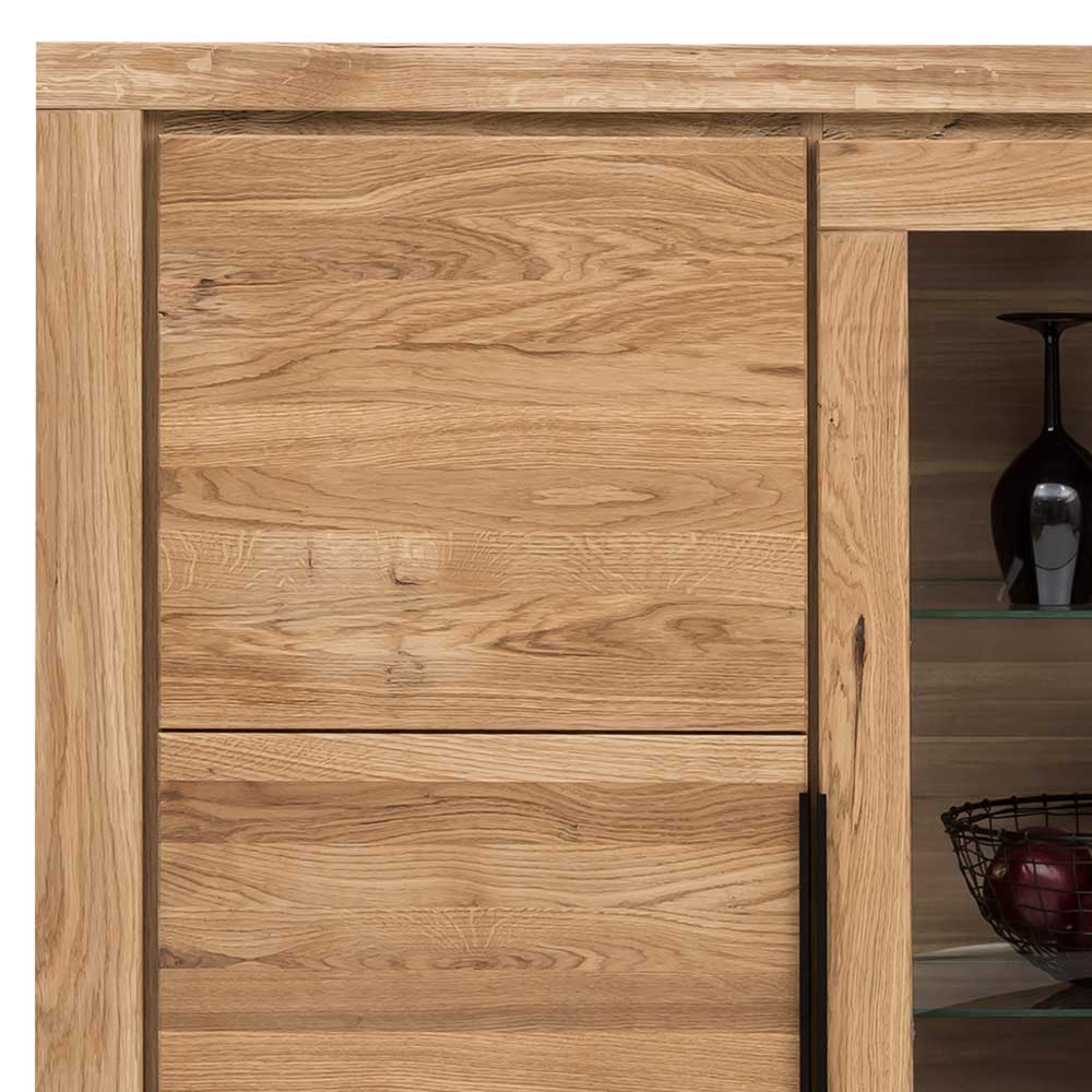 108x141x40 Highboard mit Glaseinsatz - Nelenia