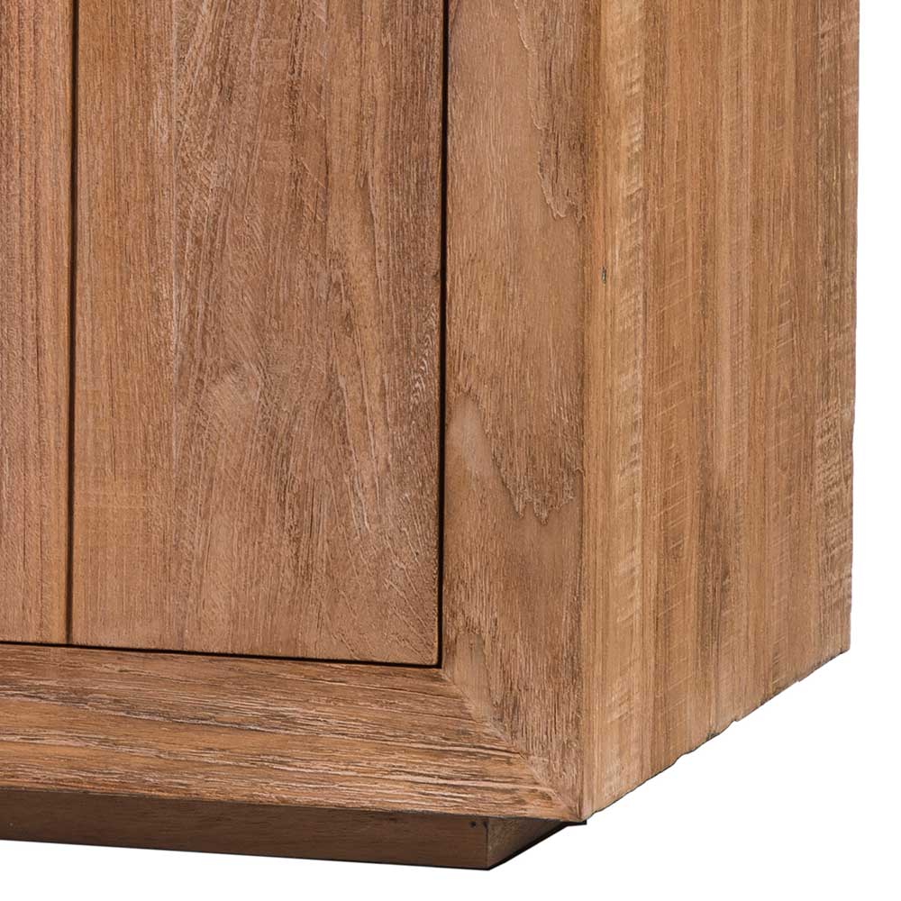 138x75x50 TV Kommode aus Teak Massivholz - Myons
