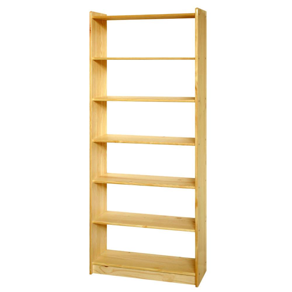 Standregal ohne Rückwand aus Kiefer Massivholz - Ekorena