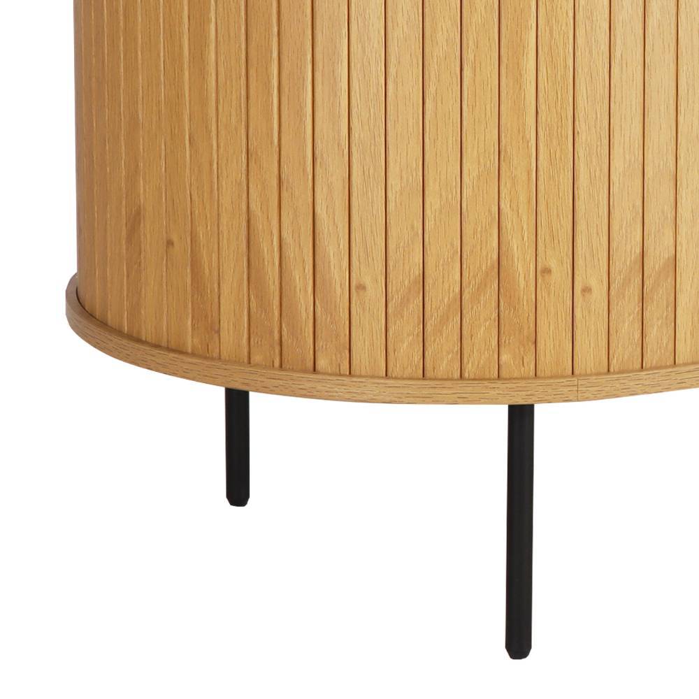 Ovaler Couchtisch mit Stauraum - Barnetta
