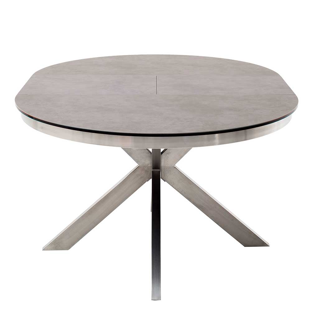 Runder Design Ausziehtisch aus Keramik - Rafu