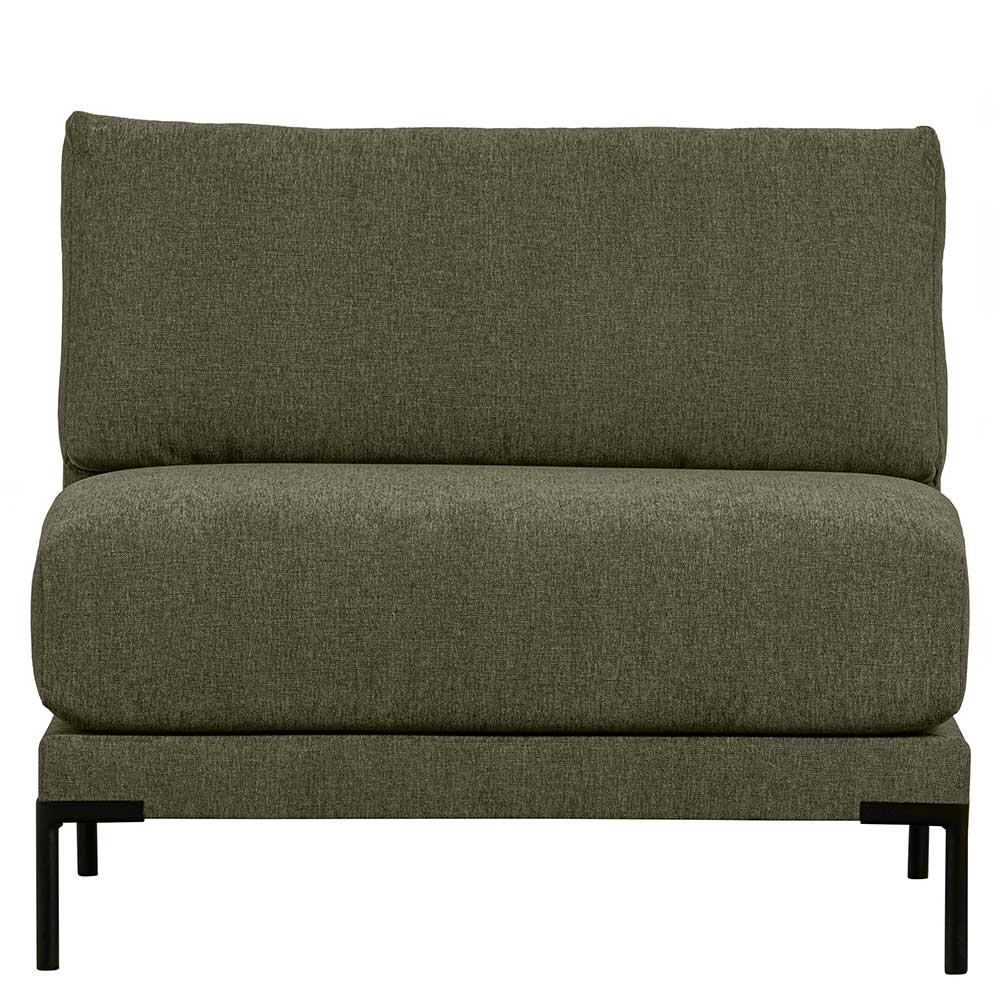 1-Sitzer Modulsofa in Dunkelgrün - Arraggo