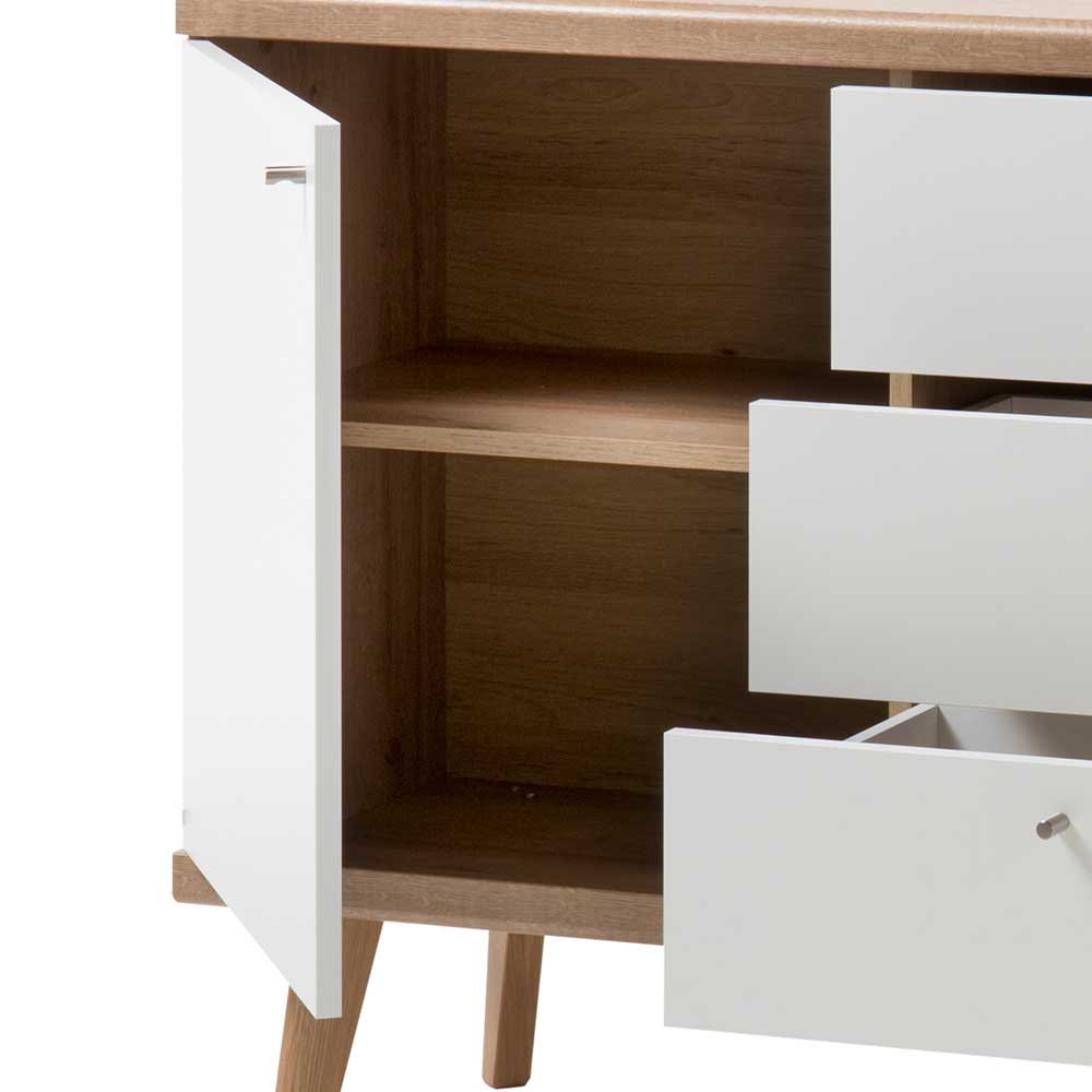 160x83x40 Scandi Anrichte zweifarbig - Cablos
