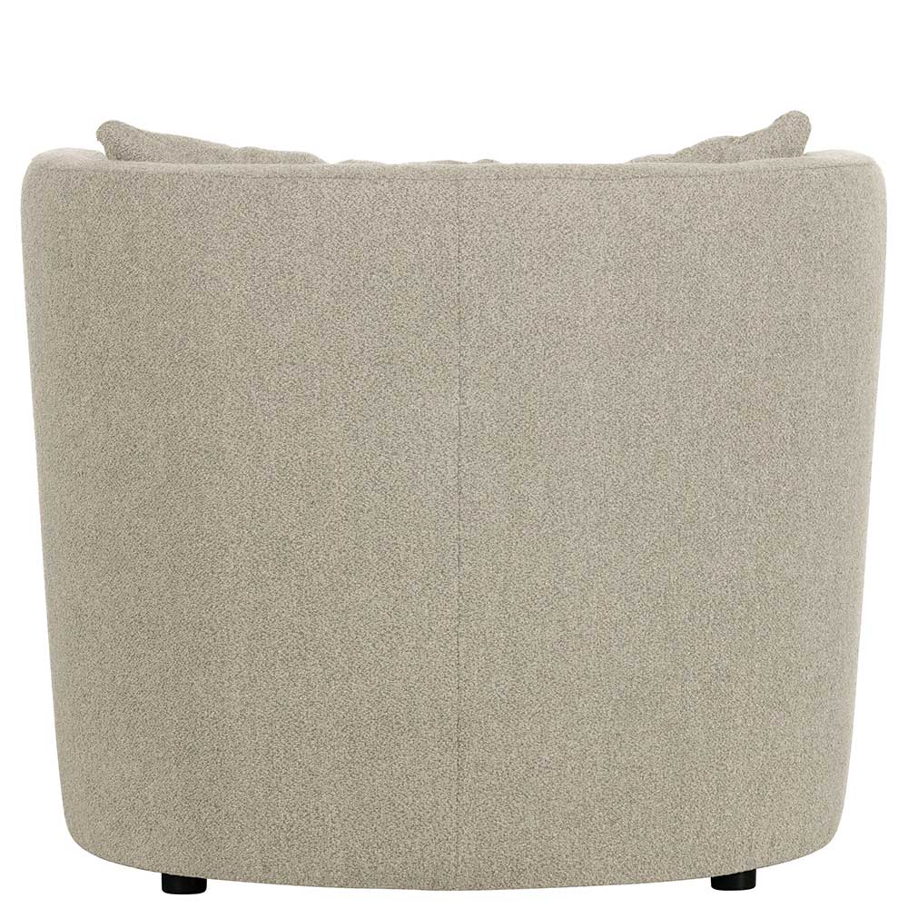 Gemütlicher Polstersessel in Beige Boucle - Capella