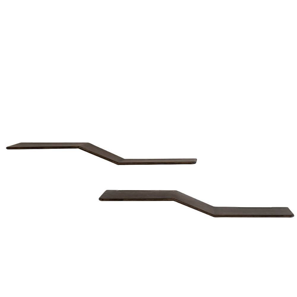 Wandboard Duo aus Teak Massivholz - Marryland (2er Set)