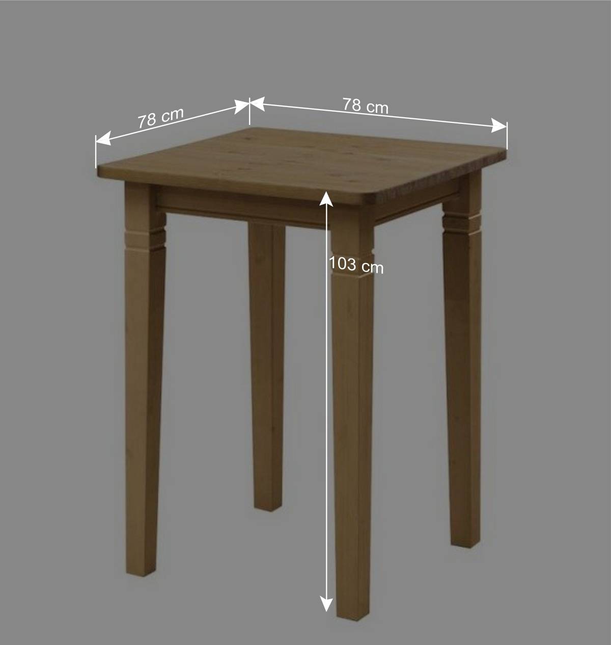Küchenbartisch Giurgia aus Kiefer Massivholz