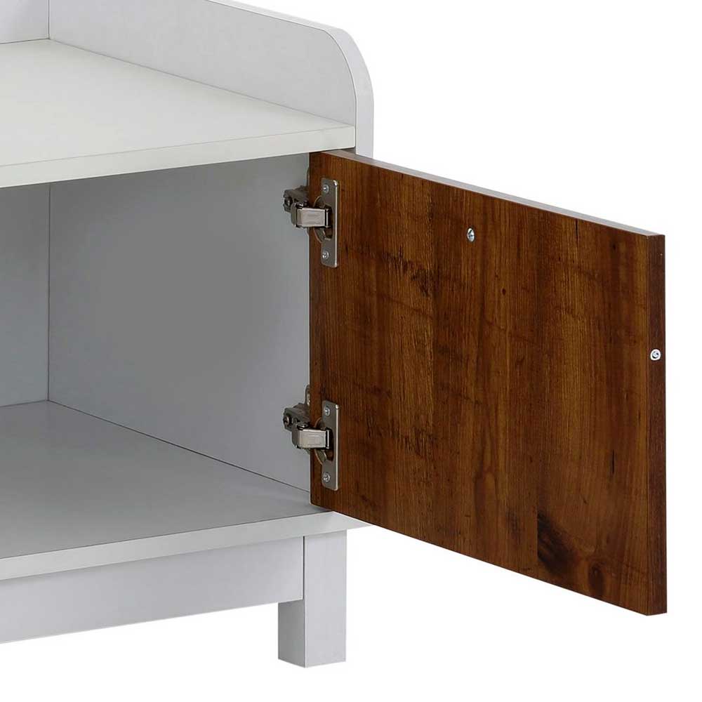 92x46x45 Landhaus Flurbank mit zwei Türen - Efalias