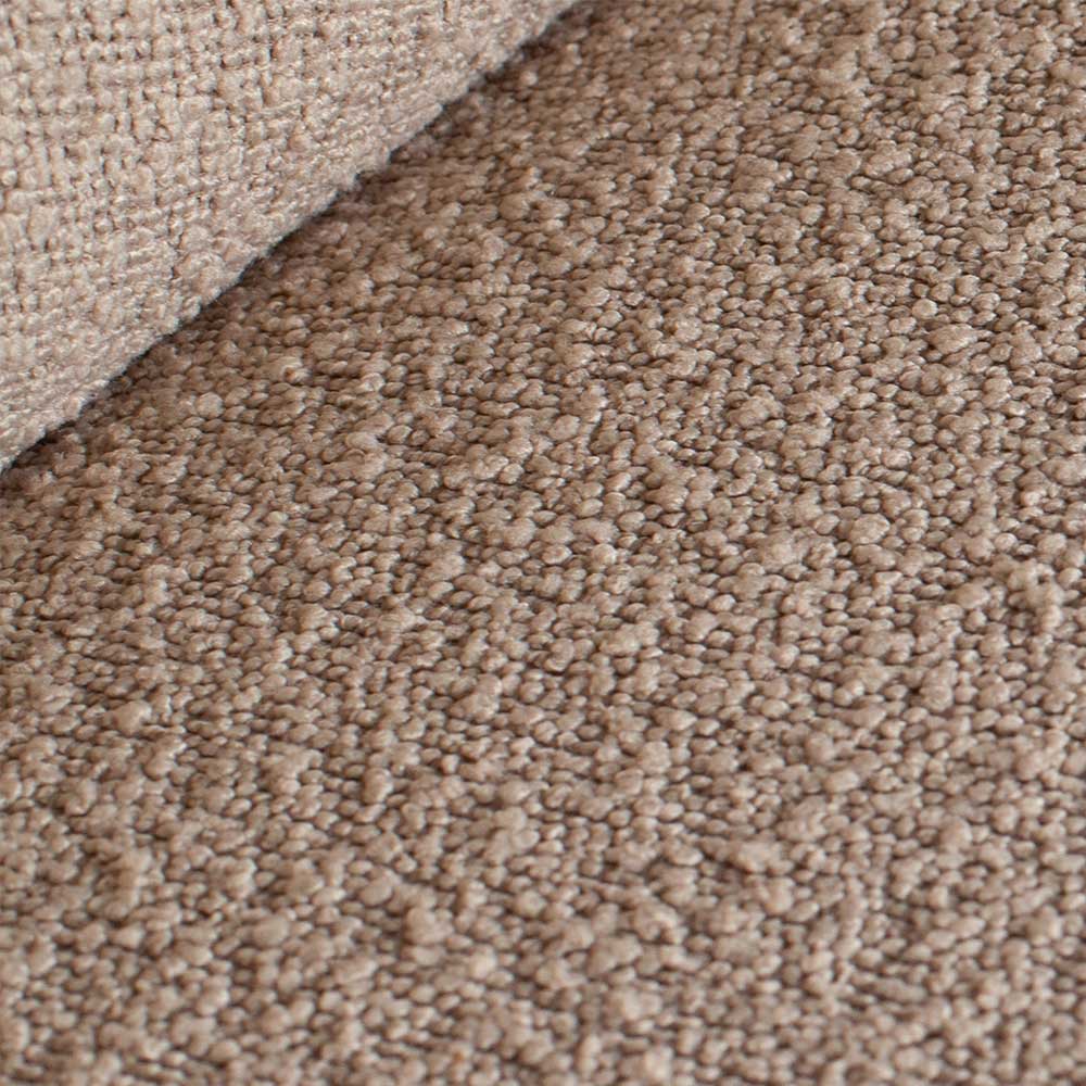 Federkern Sessel in Beige Buklee - Cadiere