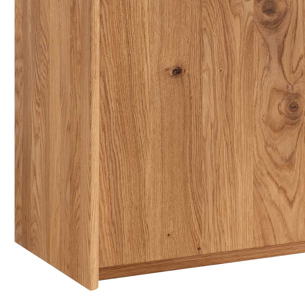 Massives Wildeiche Sideboard mit natürlichen Astlöchern und charakteristischer Holzmaserung – Zandras