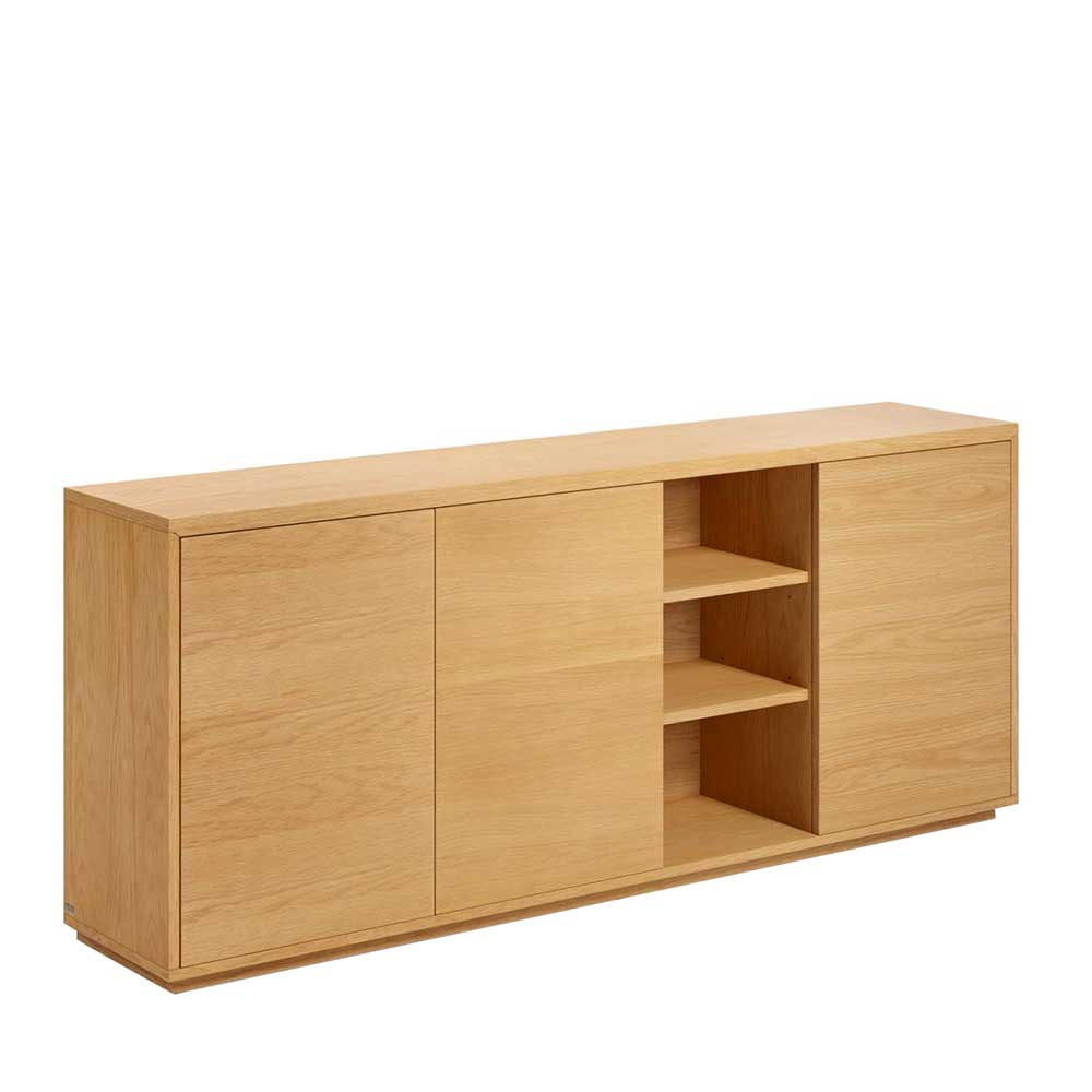 180x75x36 cm Sideboard mit drei Türen & Fächern - Elastian