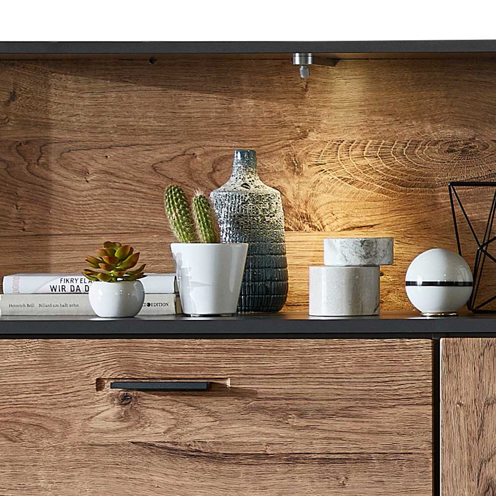 Industry TV Board & Highboard Set - Xindus (zweiteilig)