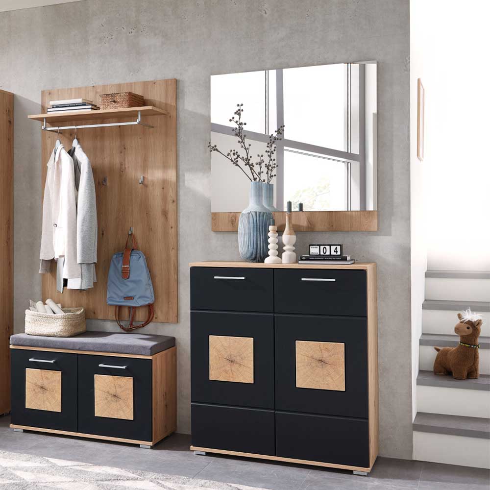 84x84x2 Flur Wandspiegel modern - Zelio
