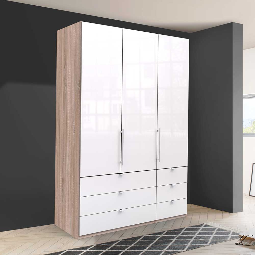 Schmaler Schlafzimmerschrank mit 6 Schubladen - Bosays
