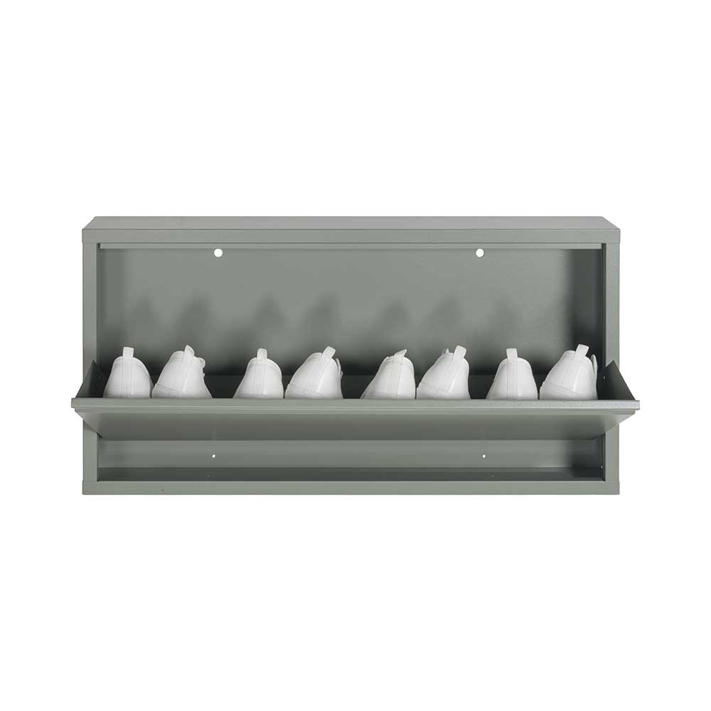 1 Klappen Schuhschrank in Graugrün - Brisco