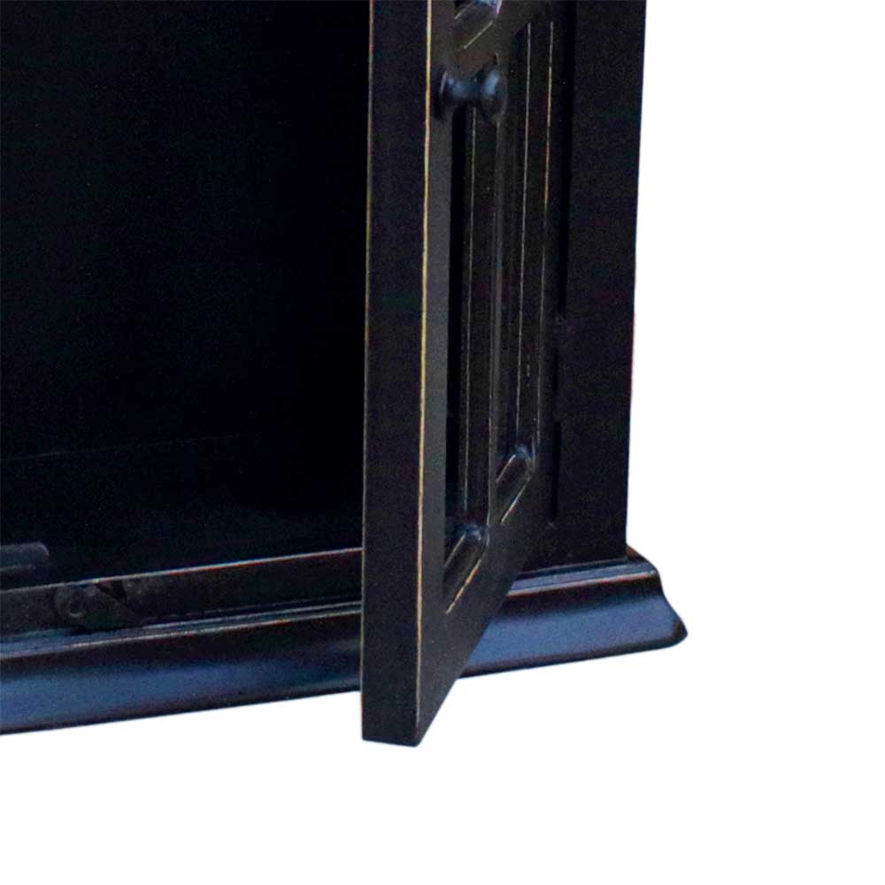 Oberschrank Sentiments in Schwarz